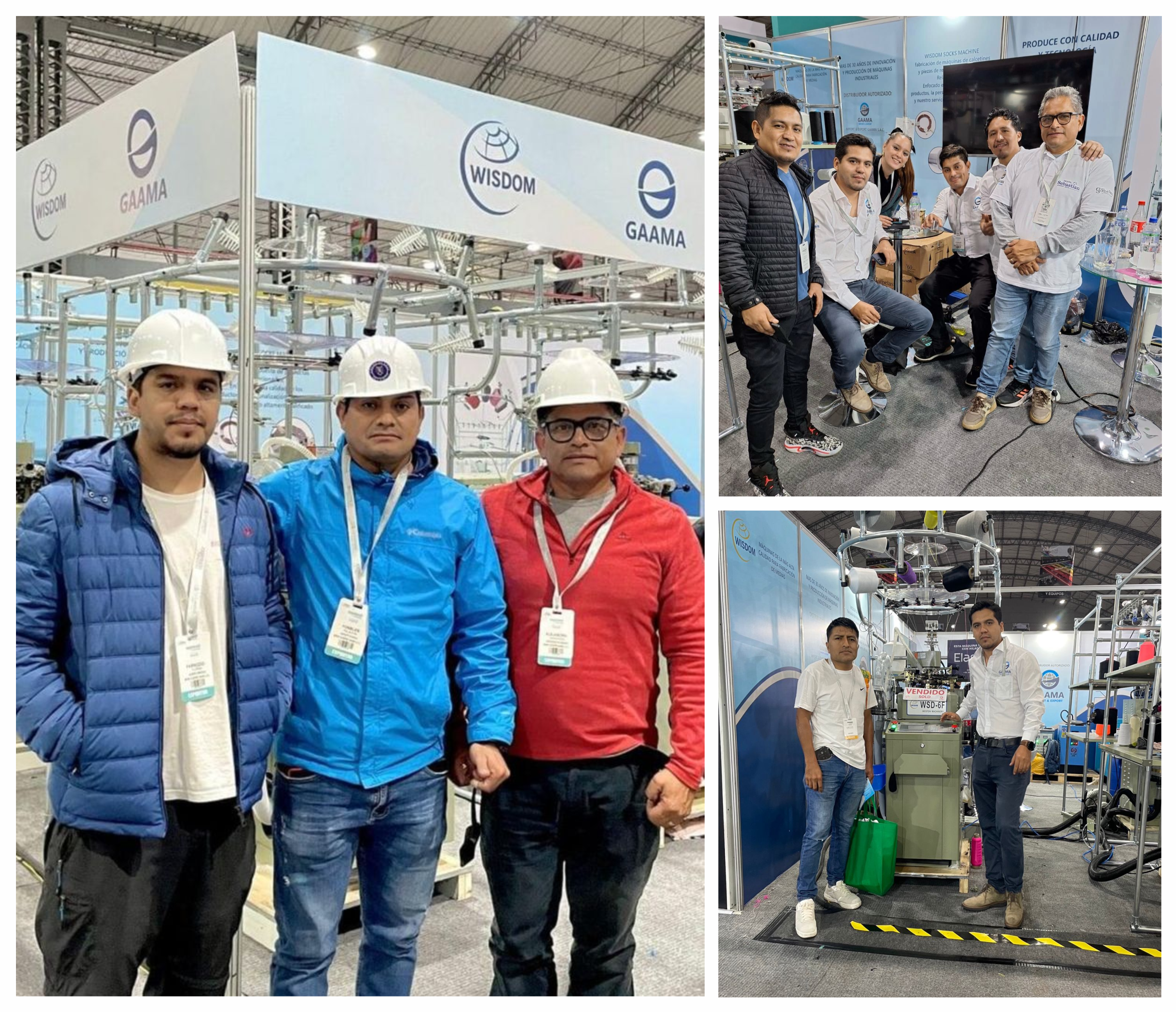 Equipo PIMAFIT en feria textil